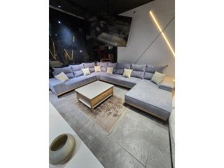 Modern L-Shaped Sofa Set