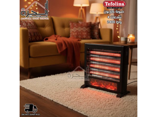 صوبة كاربون 2400 واط - 4 شمعات