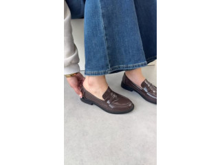 Brown Slip-On Shoes