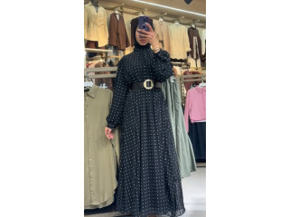 Polka Dot Maxi Dress