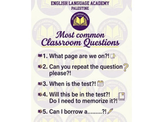 Most common Classroom Questions