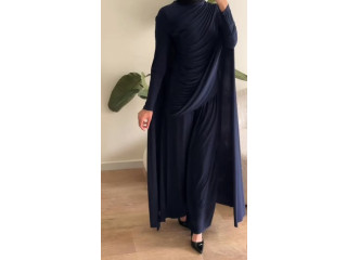 Elegant Navy Dress