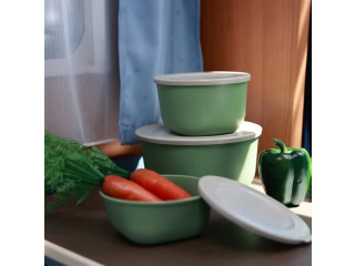 Green Storage Bowls Set