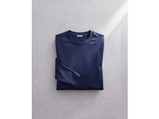 Navy Blue Long Sleeve Shirt