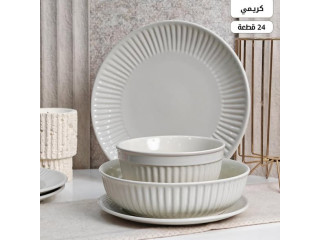 طقم صحون 24 قطعة