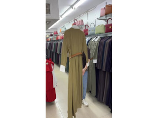 Long Olive Green Dress