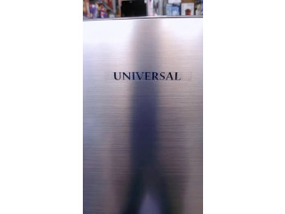 ثلاجة universal حجم 285 لتر ستانلس مع فريزر