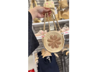 Woven Flower Bag