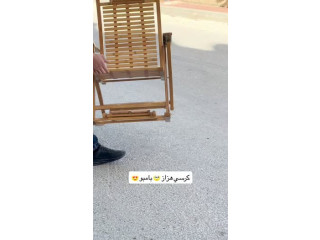 كرسي هزاز بامبو بموديل جديد