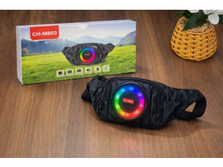 شنطة مميزة للخصر مع سبيكر و اضاءة مميزة