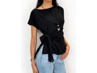 Black Top with Tie