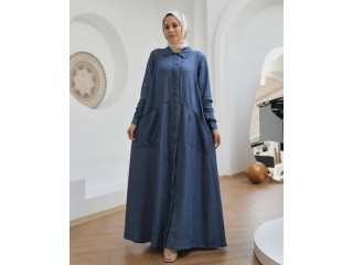 Denim Long Dress