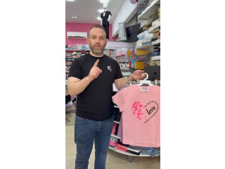 Pink T-Shirt with Love Design