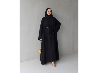 Elegant Black Abaya