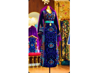 ثوب تراث تطريز يدوي بالكامل