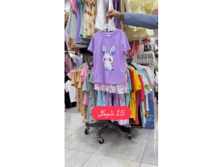 بجامة بناتي شورت