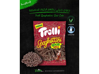 Trolli Spaghettini Sour Cola and Strawberry