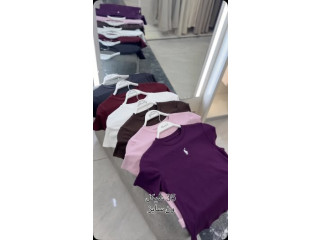 T-shirts in various colors