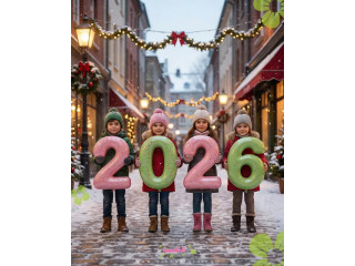 بكم يبدأ عام جديد أجمل.. الخليجية تتمنى لكم سنة كلها خير ونجاح!🩷💚 May be an image of child and text