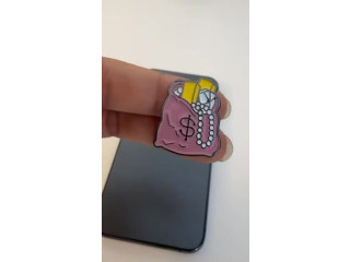 Money Bag Phone Grip