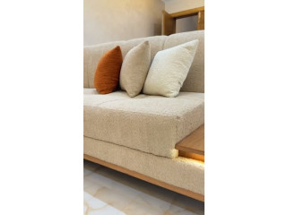 Cozy Sofa with Cushions