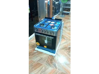 غاز مع فرن الايطالي 60سم 4 عيون نحاس مقاوم للحرارة