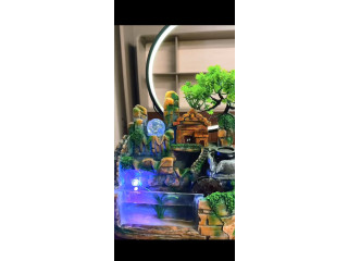 Decorative Water Fountain with LED Lights