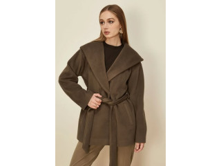 جاكيت جوخ الفينا طاقية مع حزام