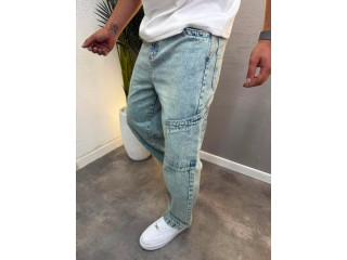 Light Blue Cargo Pants