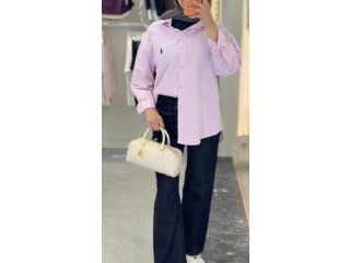 Pink Button-Up Shirt