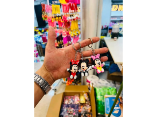 Mickey and Minnie Mouse Keychains