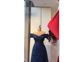 Elegant Off-Shoulder Evening Dress