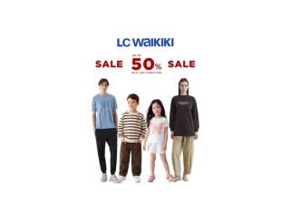 خصومات تصل إلى 50% على بضائع مختارة في جميع فروع LC Waikiki