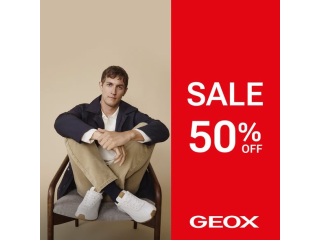 حذاء Geox بجلد نابا ناعم وتفاصيل نوبوك - كاجوال رياضي