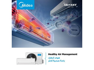 مكيفات Midea الجديدة مع Healthy Air Management