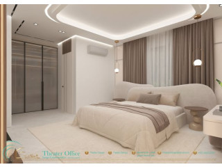 تصميم منزل يجمع بين الرقي، الدفء والفخامة