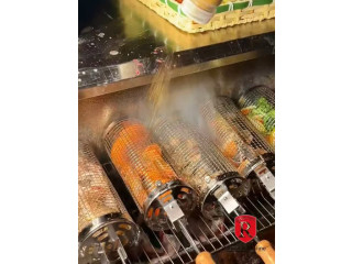 شبك شوي اسطواني بعدة احجام