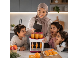 صانعة عصير الاطفال الطبيعي وبعيدا عن السكريات