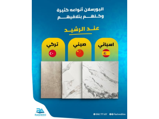 البورسلان بأنواعه Various Porcelain Types