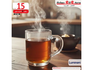 طقم 6 كاسات شاي لومينارك فرنسي أصلي