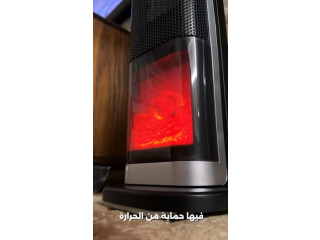 مدفأة الكاربون بلهب ثلاثي الأبعاد