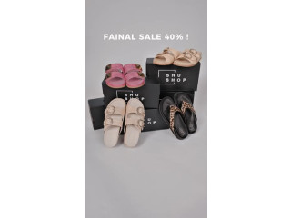 Final Sale 40! مكملين بالخصومات على البراند الأحلى