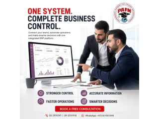 خدمات تحليل وتنفيذ مشاريع Odoo ERP للشركات