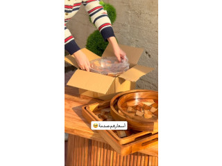 خط الخشب مع الريزن