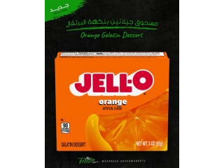 مسحوق جيلاتين بنكهة البرتقال