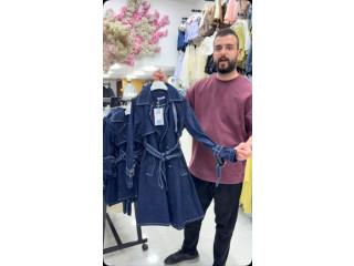 Denim Trench Coat