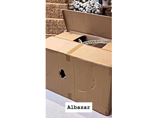 طقم سكملات قش وجه خشب