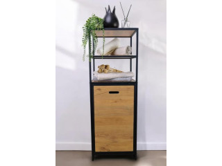 ستاند حمام خزانة + 3 رفوف