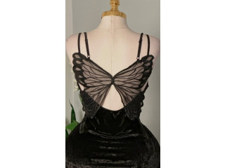 فستان لانجري مخمل من ايلينا