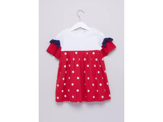 فستان بيبي بناتي احمر من Max 🍒❤️